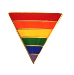Rainbow Triangle Pin
